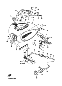 XVS1100A ﾌﾕｴﾙﾀﾝｸ