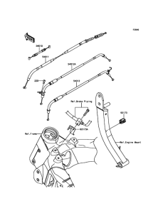 ZR1000 Тросы управления