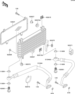ZX600 Масляный картер
