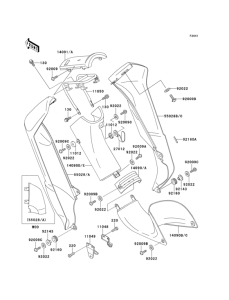 AN110 Leg shield / chain cover