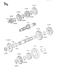 KX500 Трансмиссия