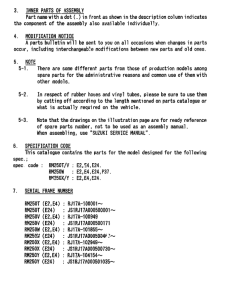 RM250 Catalog preface