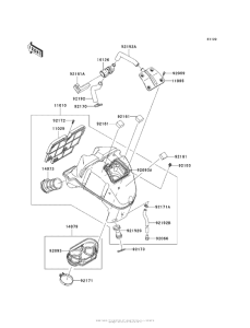 ER650 Воздушный фильтр