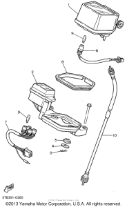 XT600EG Приборы