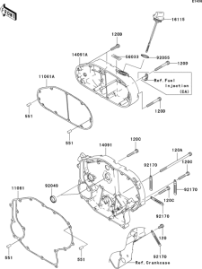 VN2000 Крышки двигателя правые