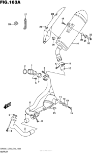 SV650 Глушитель