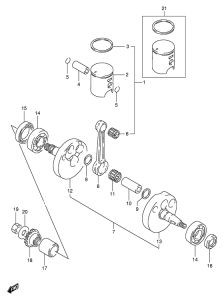RM80 Вал коленчатый
