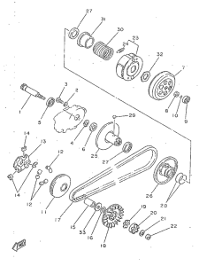 YA50R Сцепление