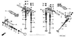 VT600CD Распределительный вал