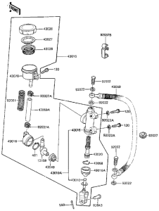 ZN1300 Задний тормозной цилиндр