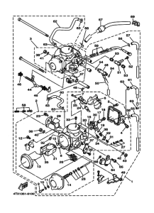 TDM850 Tobera  carburador