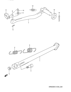 DR650 Подножки