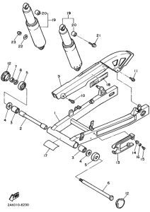 FZX750 ﾘﾔｱｰﾑ. ｻｽﾍﾟﾝｼﾖﾝ