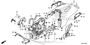 GL1800C Задний бампер