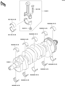 ZR1000 Коленвал