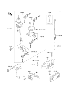 EJ650 Замок зажигания