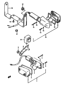 DR650 Поворотники