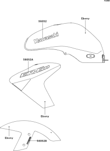 ER650 Decals(ebony)(b6f)