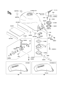 ZX1100 Tank fuel