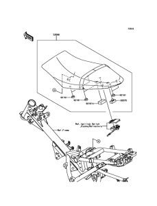 BR125 Сиденье
