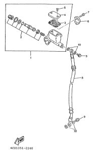 CW50R Задний торм цилиндр