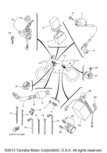 TTR125LES Электрика