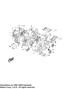 MC1 Картер двигателя