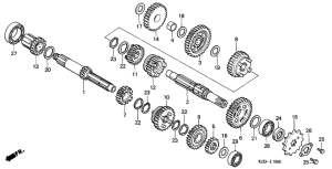 TL125 Трансмиссия