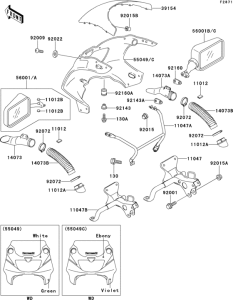 ZX400 Cowling(1 / 2)(zx400-l4)