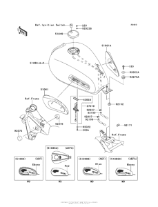 EJ800 Топливный бак