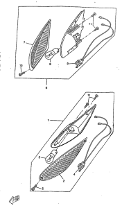 CW50RSX Поворотники