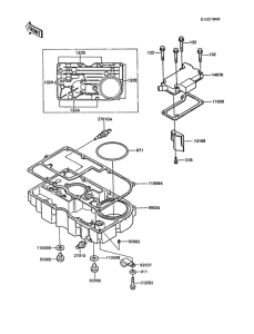 ZX900 Поддон картера