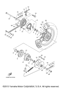 TTR90EV Переднее колесо