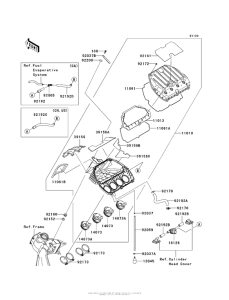 ZX600 Воздушный фильтр