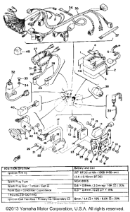 RD400F Электрика