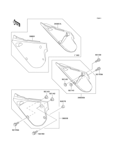 KX100 Боковые обтекатели