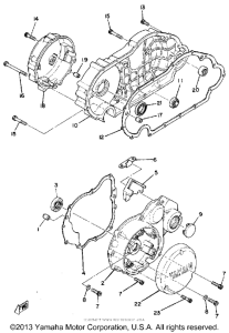 XS850SG Боковые крышки