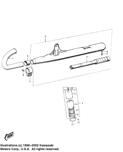 KH100 Air cleaner / muffler