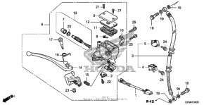 NHX110 Передний главный тормозной цилиндр