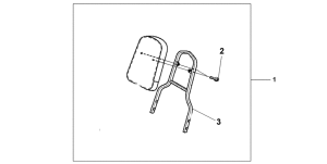 VT125 Backrest