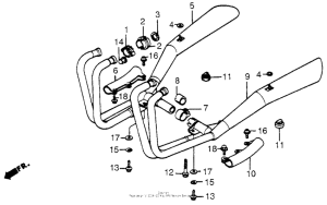 CB650SC Глушитель
