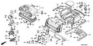GL1800 (ABS) Кофр задний
