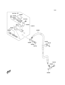  Передний тормозной цилиндр