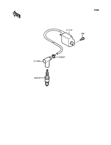 KMX80 Система зажигания