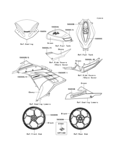 EX250 Наклейки