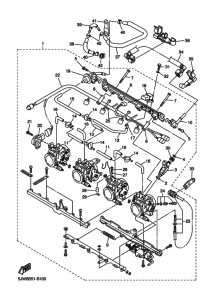FJR1300 FJR13S Масляный насос