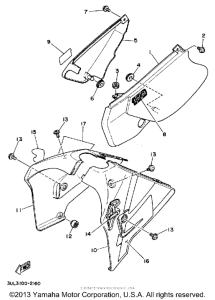 RT100D Боковые обтекатели