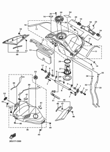 YZF-R1M Топливный бак