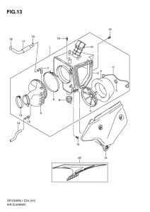 DR-Z400 Воздухоочиститель
