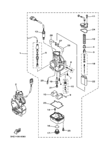TZ250 Carburetor assy